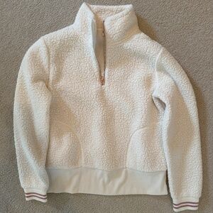 Womens Sherpa Fleece quarter zip